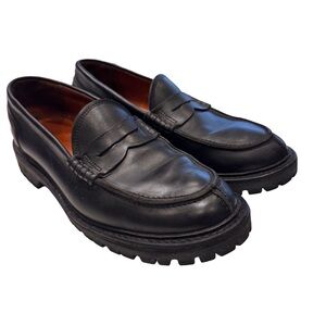 Allen Edmonds Black Leather Penny Loafers